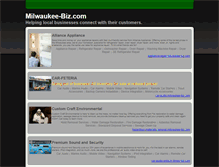 Tablet Screenshot of milwaukee-biz.com